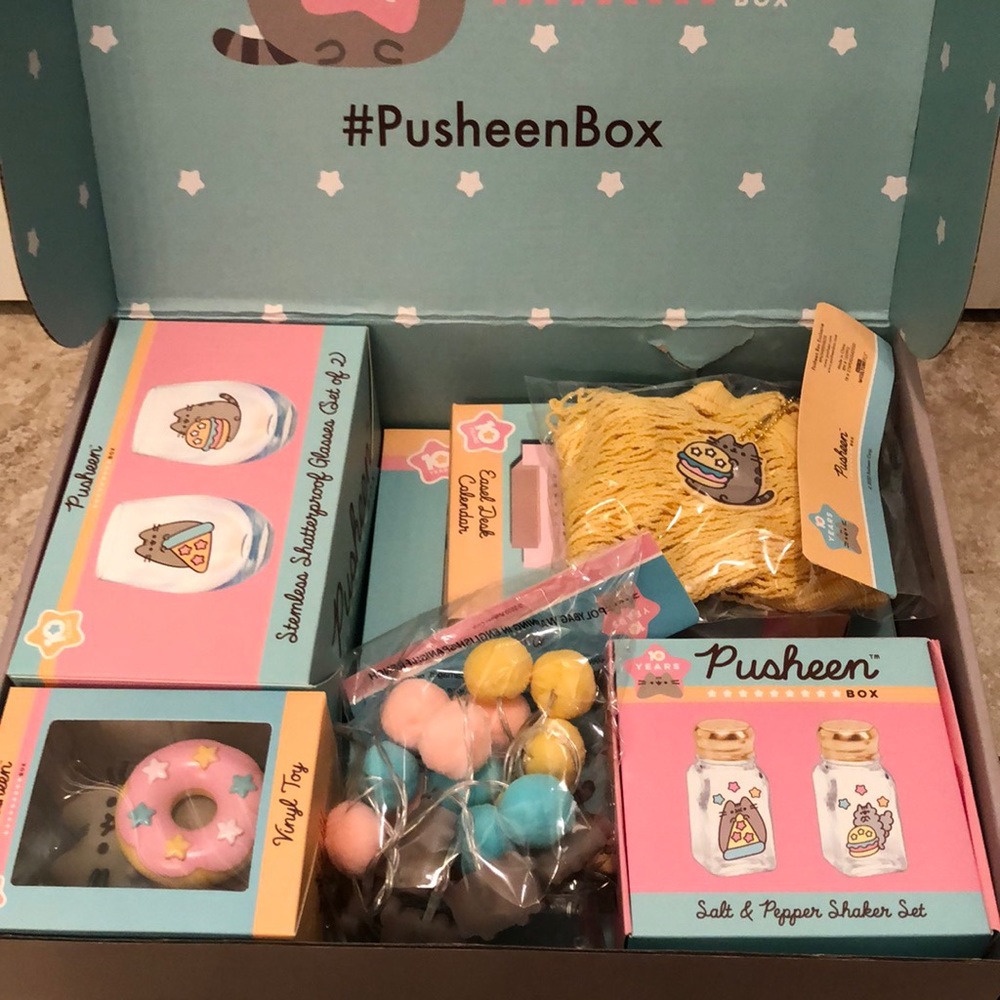 Winter 2020 Pusheen Box New Vinyl Lot Plush Cat